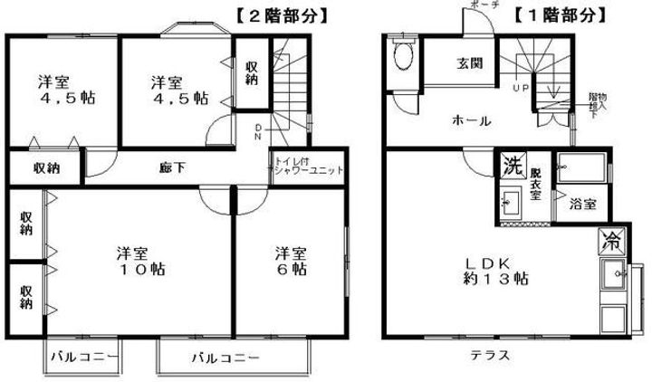 東京都杉並区下高井戸4(一戸建)の賃貸物件の間取り