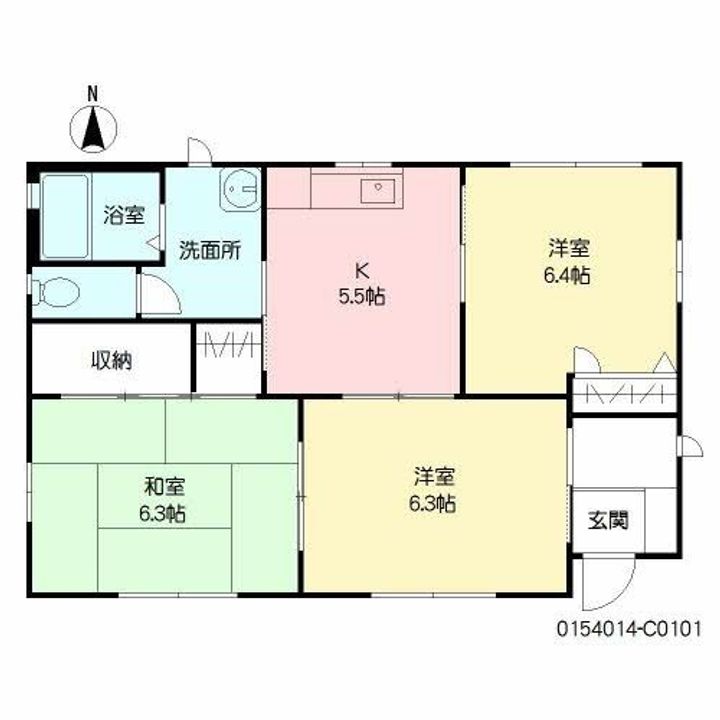 佐賀県小城市牛津町勝(一戸建)の賃貸物件の間取り