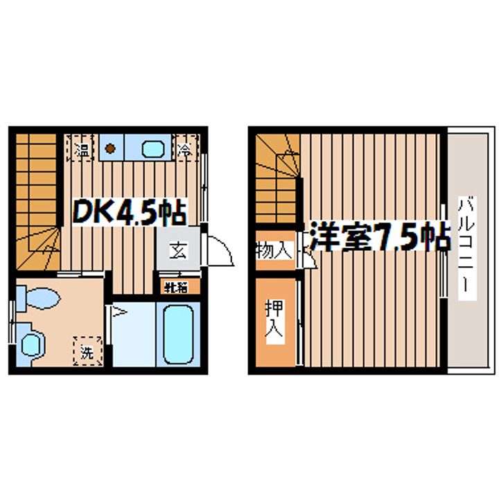 スターヒル木町の間取り