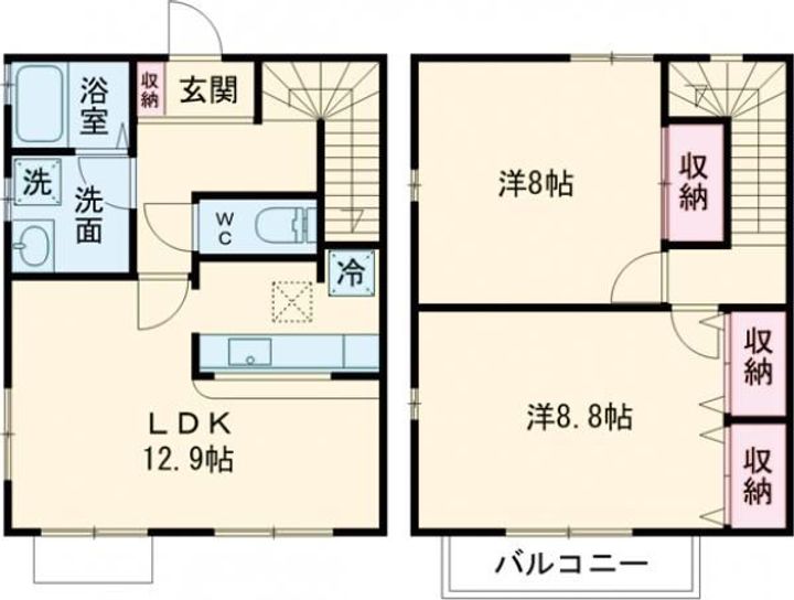 ネオアージュ吉祥寺の間取り
