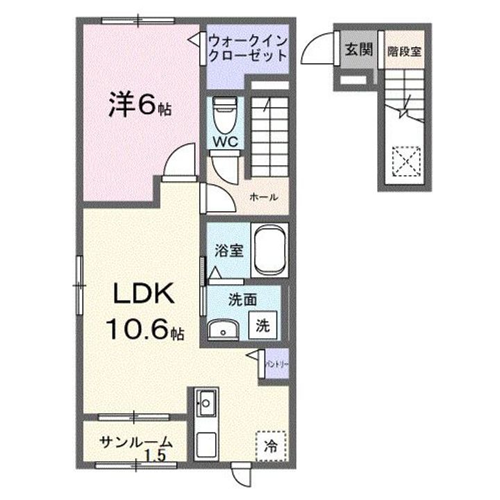 小山5丁目アパート(028387101)の間取り