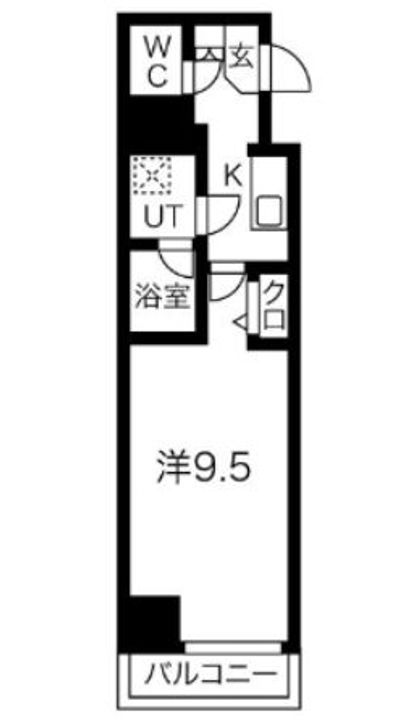 東京都中央区日本橋大伝馬町(マンション)の賃貸物件の間取り
