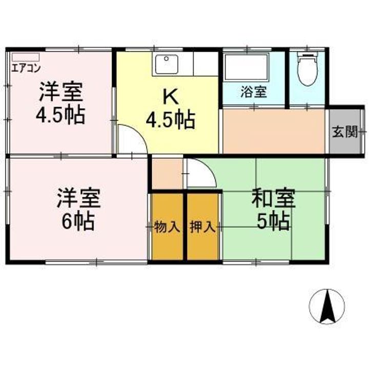 千葉県茂原市早野(一戸建)の賃貸物件の間取り