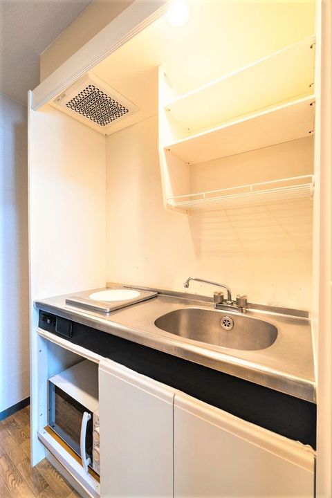 シャンブル72のキッチン