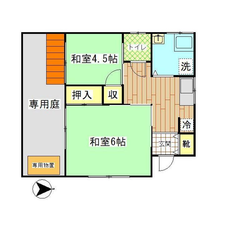 東京都八王子市大和田町4(一戸建)の賃貸物件の間取り