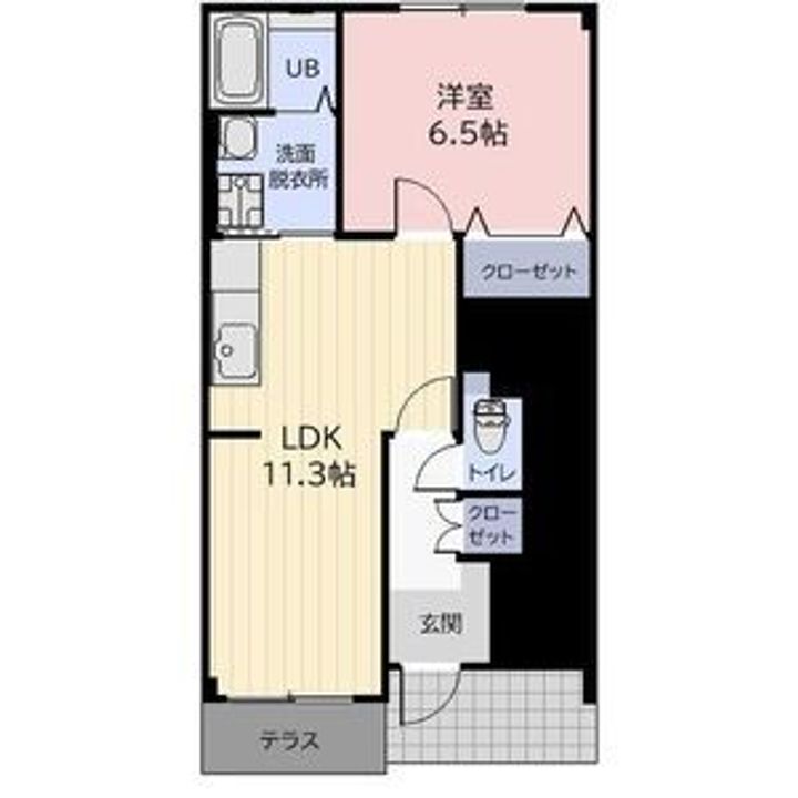 イーストサイドフジの間取り