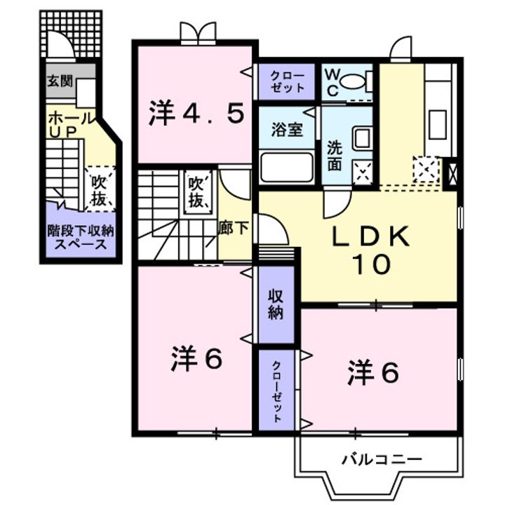 グランドール F2の間取り