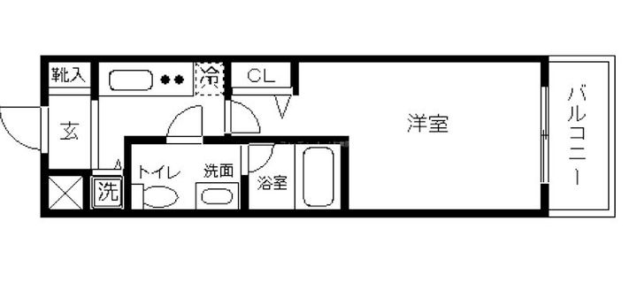 カスタリア蔵前の間取り
