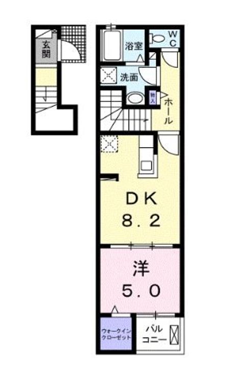 ソーレ 龍田 Cの間取り