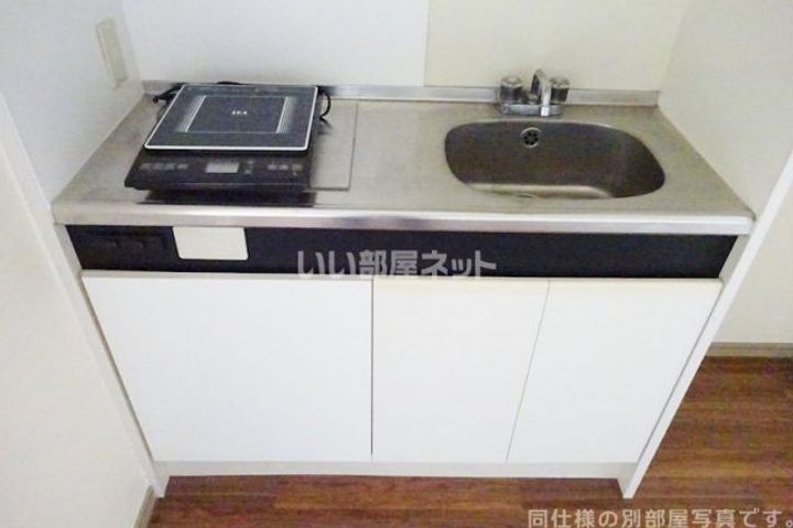 奈良県奈良市北之庄西町1(マンション)の賃貸物件のキッチン