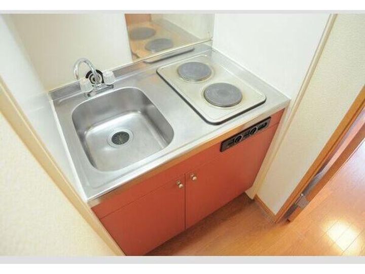 岐阜県土岐市泉町大富(アパート)の賃貸物件のキッチン