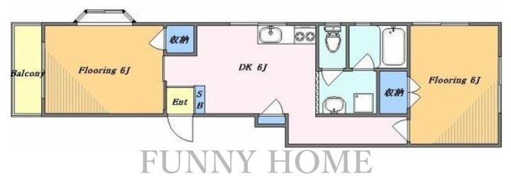 ハイフラット赤堤の間取り
