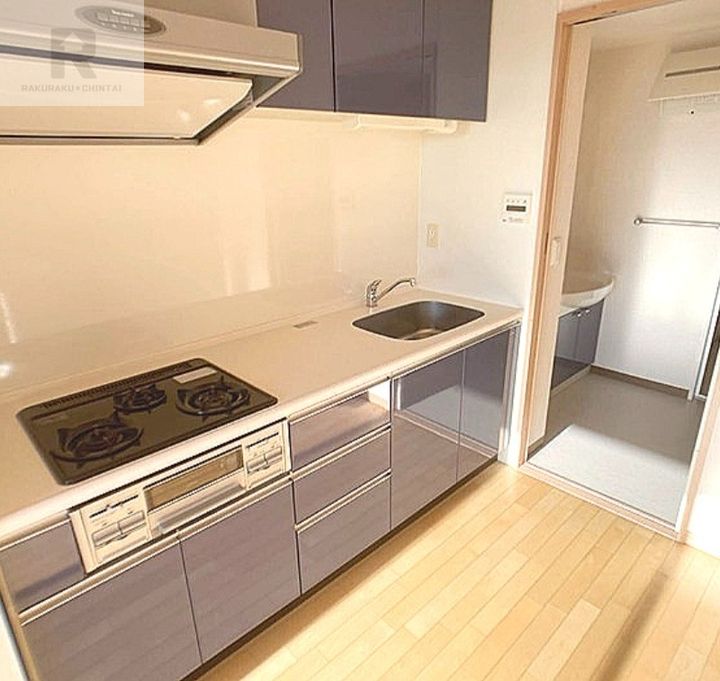 大阪府東大阪市立花町(マンション)の賃貸物件のキッチン