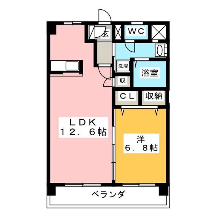 サンビーム八代の間取り