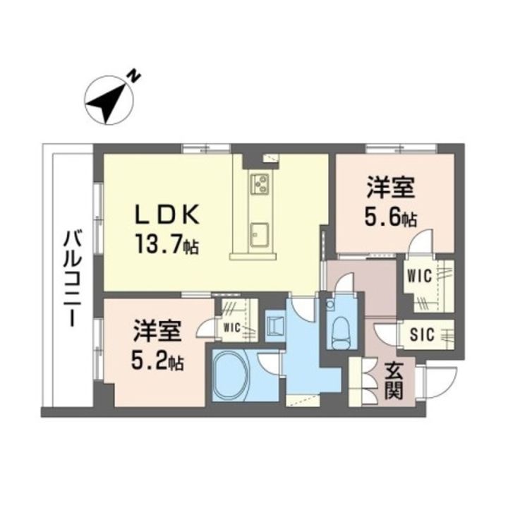フォレナリビエ成城の間取り