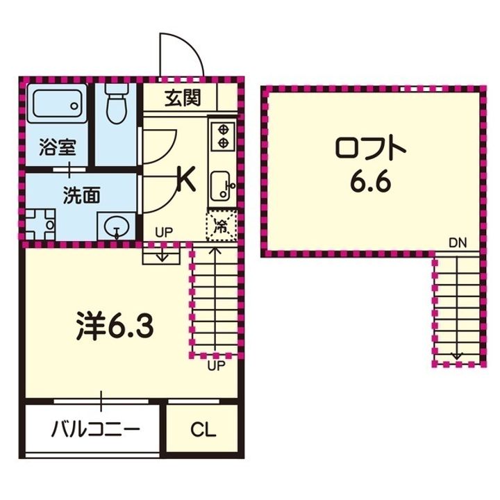 ステラ大津EASTの間取り