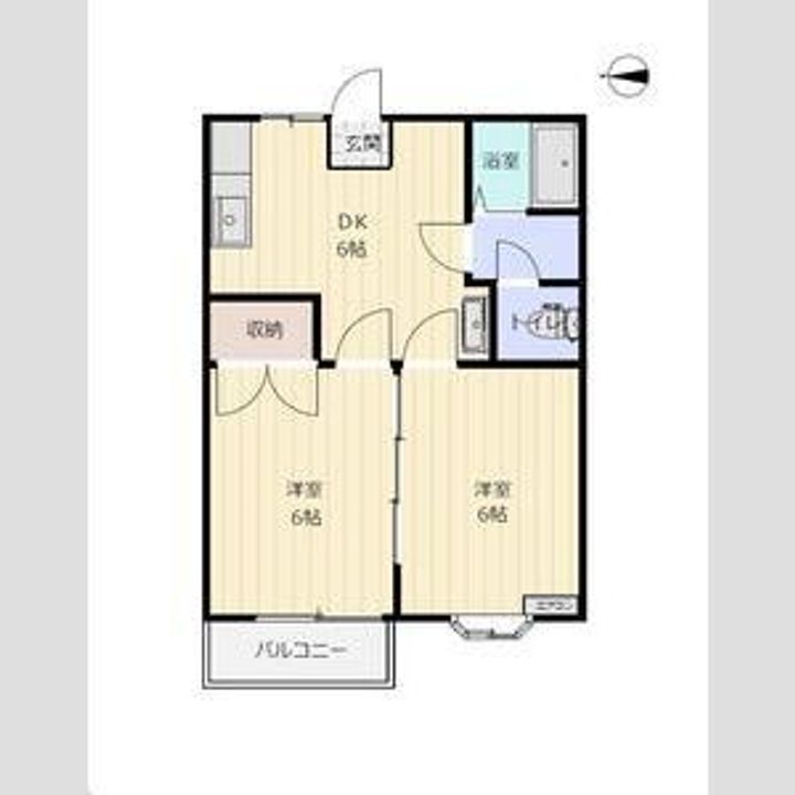 埼玉県所沢市三ケ島5(アパート)の賃貸物件の間取り