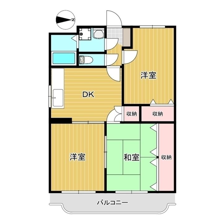 ユーミーマンション加茂川の間取り