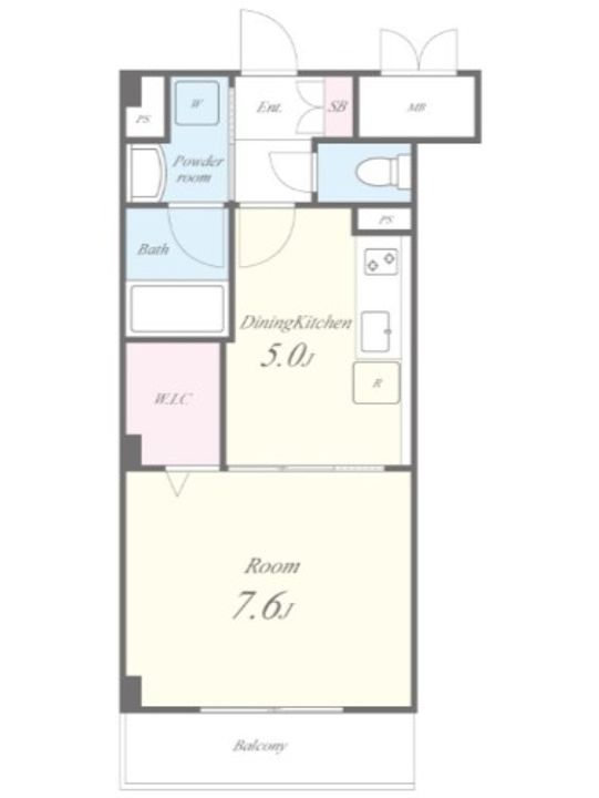 東京都葛飾区東新小岩4(マンション)の賃貸物件の間取り
