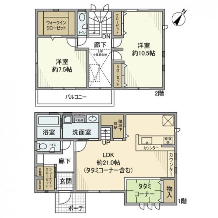 愛知県一宮市今伊勢町本神戸字寺前(一戸建)の賃貸物件の間取り
