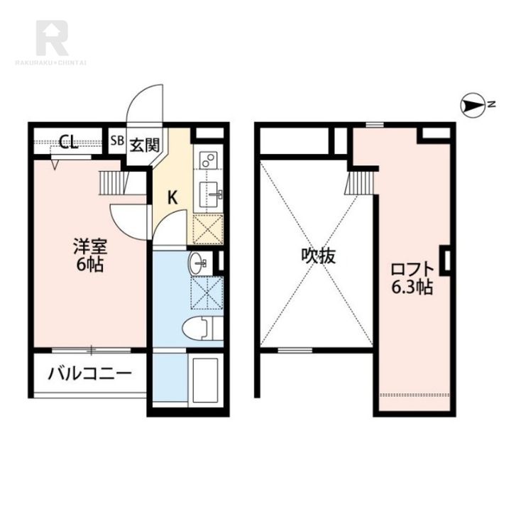 大阪府大阪市東成区東中本3(アパート)の賃貸物件の間取り