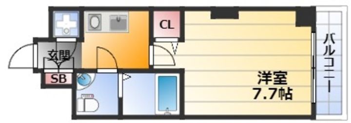セレニテ新大阪弐番館の間取り