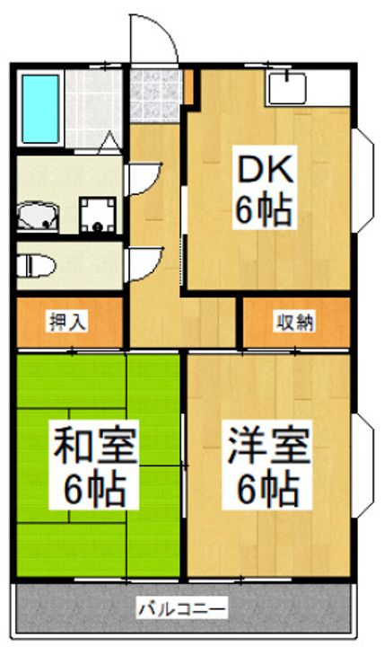 ロイヤルコーポ高木の間取り