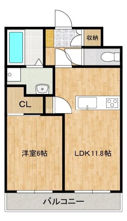 静岡県浜松市中央区住吉1(マンション)の賃貸物件の間取り