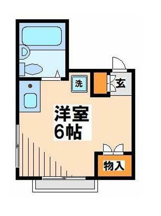 白百合ハイツの間取り