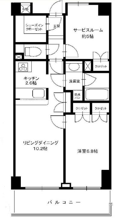 Feel A 飯田橋の間取り