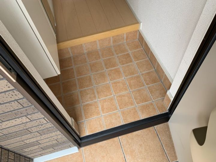 兵庫県姫路市広畑区蒲田2(アパート)の賃貸物件の玄関