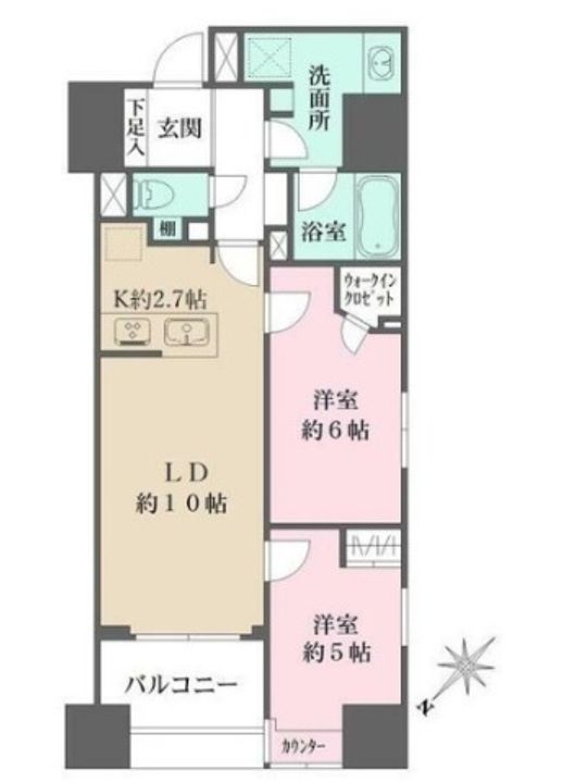 ALTERNA日本橋の間取り