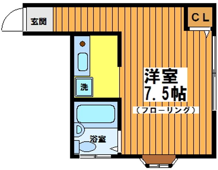 東京都調布市八雲台2(マンション)の賃貸物件の間取り