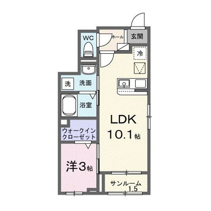 小山5丁目アパート(028387101)の間取り
