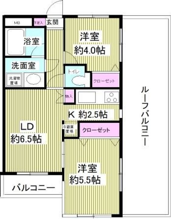 グランバリュー羽田の間取り