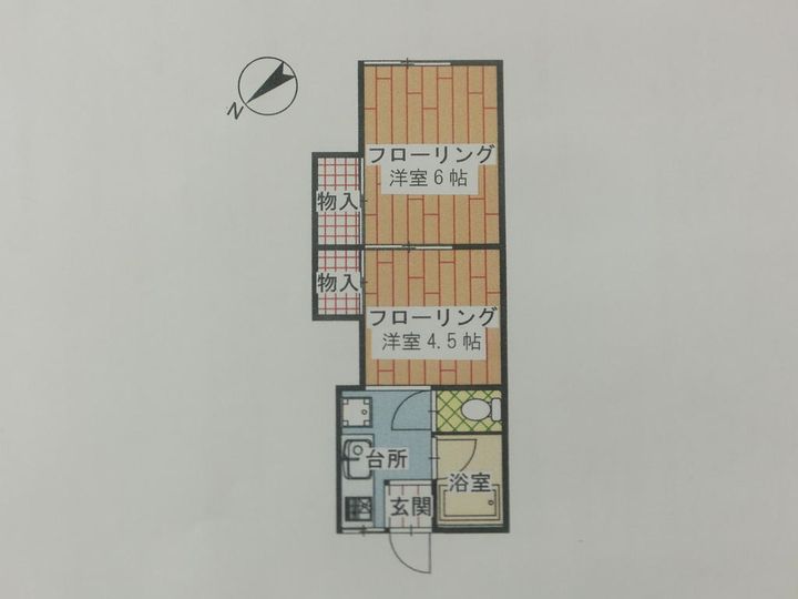 コーポ富士の間取り