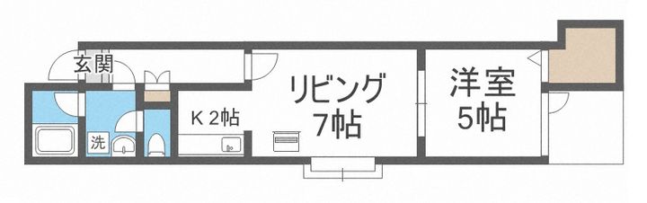 フロルドゥコルザの間取り