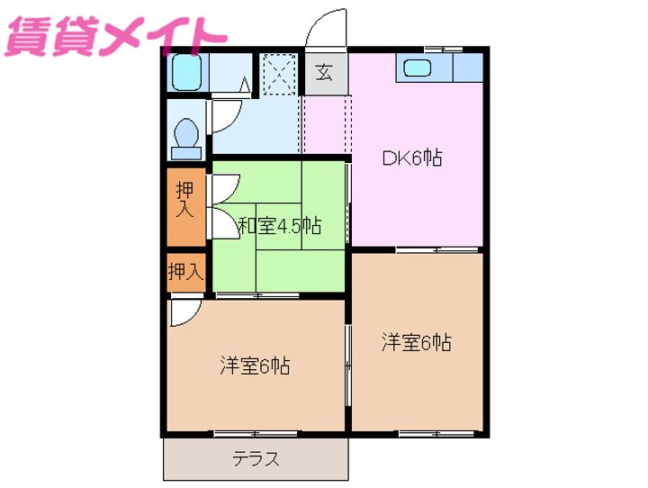 タウニーパインツリーの間取り