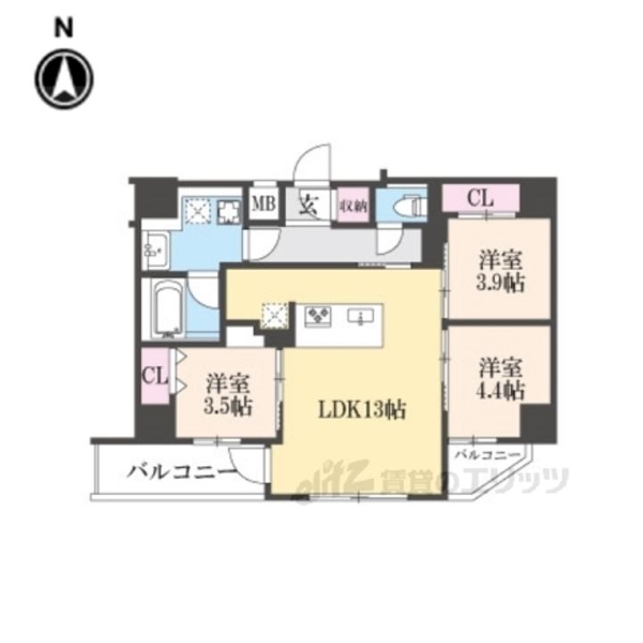 アーバネックス塚口の間取り