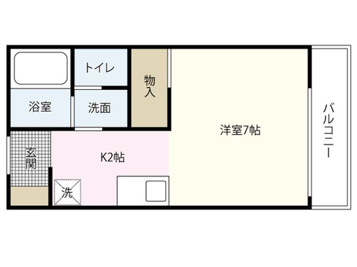 セジュール高志Aの間取り