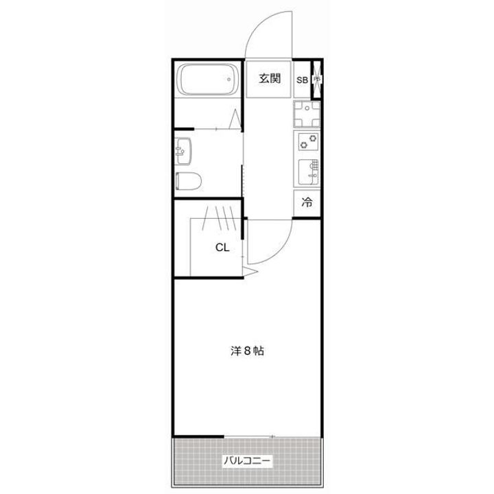 東京都昭島市緑町5(アパート)の賃貸物件の間取り