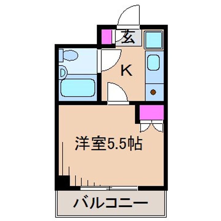 サンハウス中田の間取り
