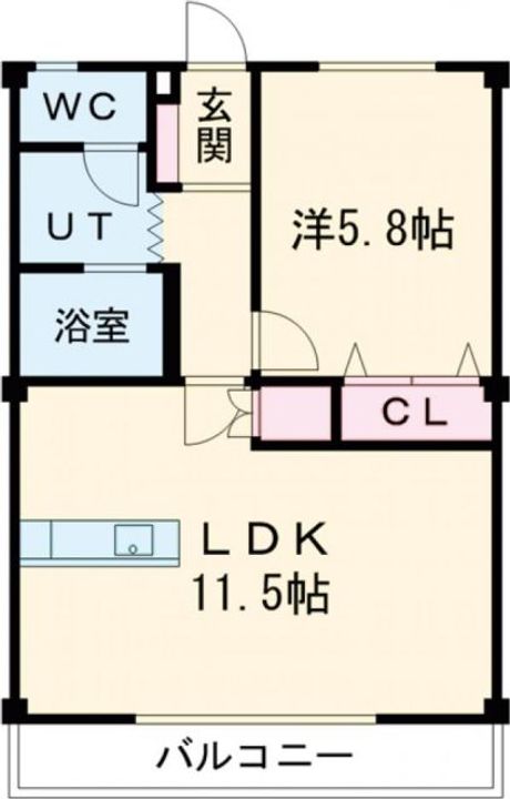 コーキア神楽の間取り