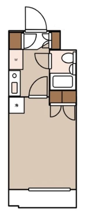 ナイスアーバンお花茶屋駅前通りの間取り