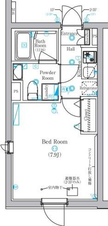 Mind Kojiyaの間取り