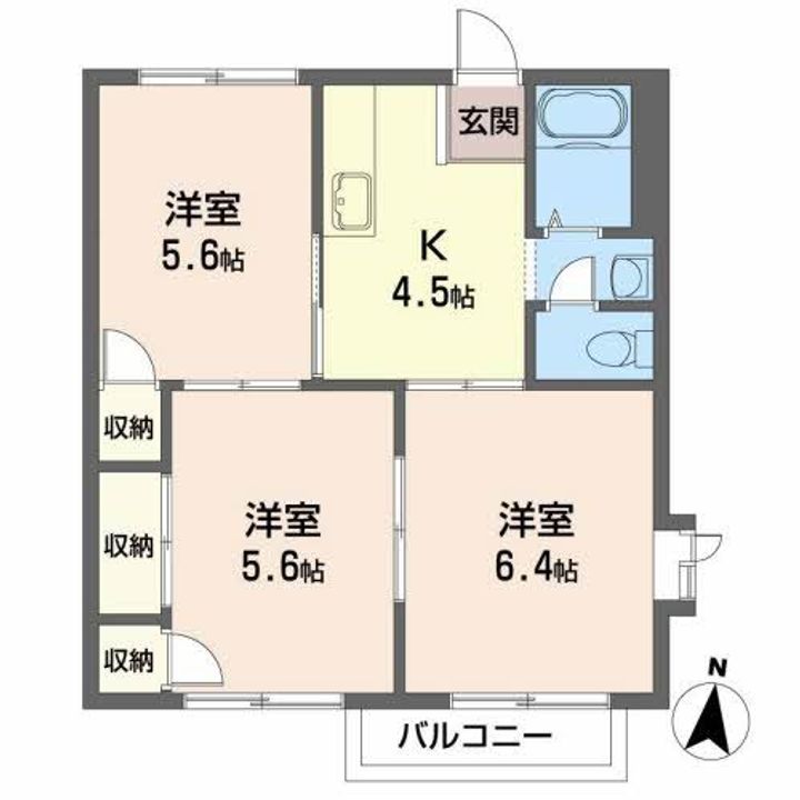 レイクブリッジタケユウの間取り