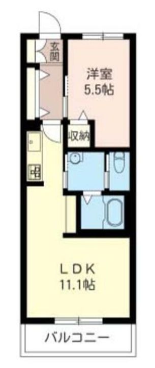 メゾンドサリジェの間取り