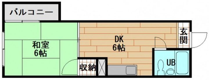 コーポ安留の間取り