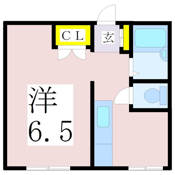 鹿児島県鹿児島市下福元町(マンション)の賃貸物件の間取り