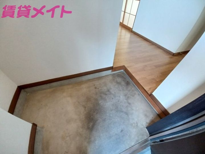 桜マンション Bの玄関